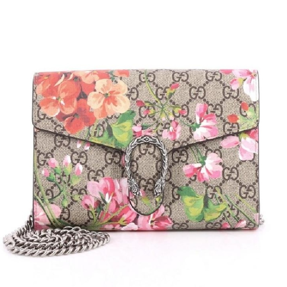 SOLD Gucci Dionysus Wallet On Chain Blooms Bag - Picture 1 of 8